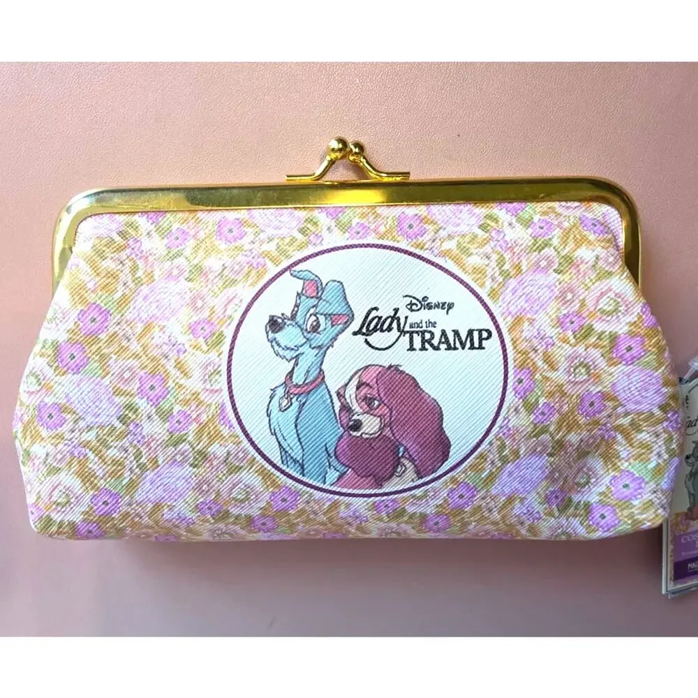 Mad Beauty Disney Lady and the Tramp Floral Cosmetic Bag | NWT